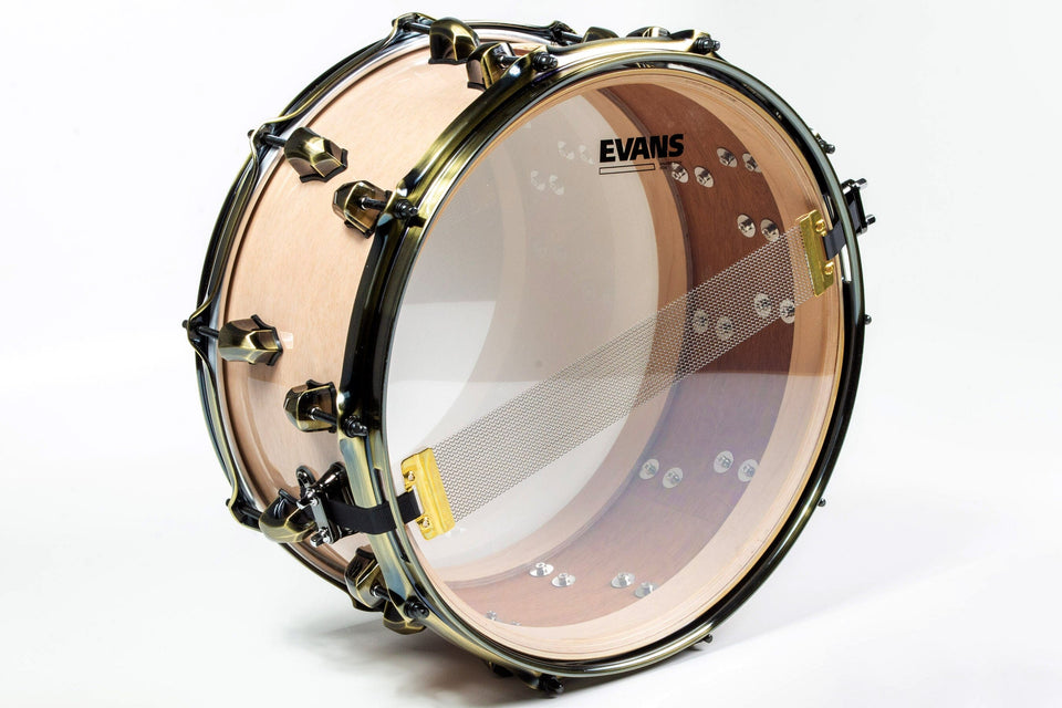 Builder's Choice - Whitewash Mahogany 7x14 Snare
