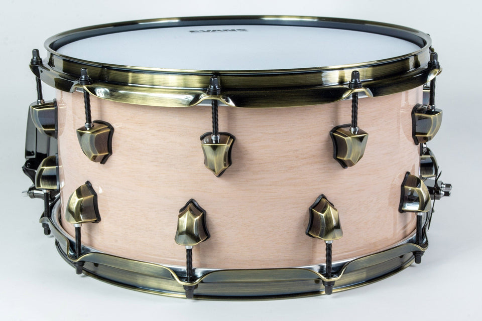 Builder's Choice - Whitewash Mahogany 7x14 Snare