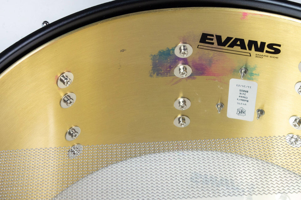 Dye Splatter Bell Brass 7x14 Snare