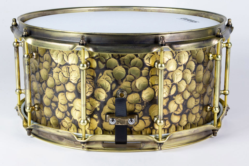 Builder's Choice - Aged Distressed Brass 6.5x14 Snare