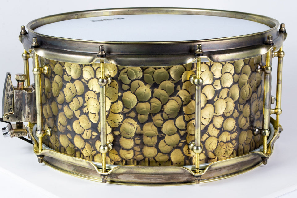 Builder's Choice - Aged Distressed Brass 6.5x14 Snare