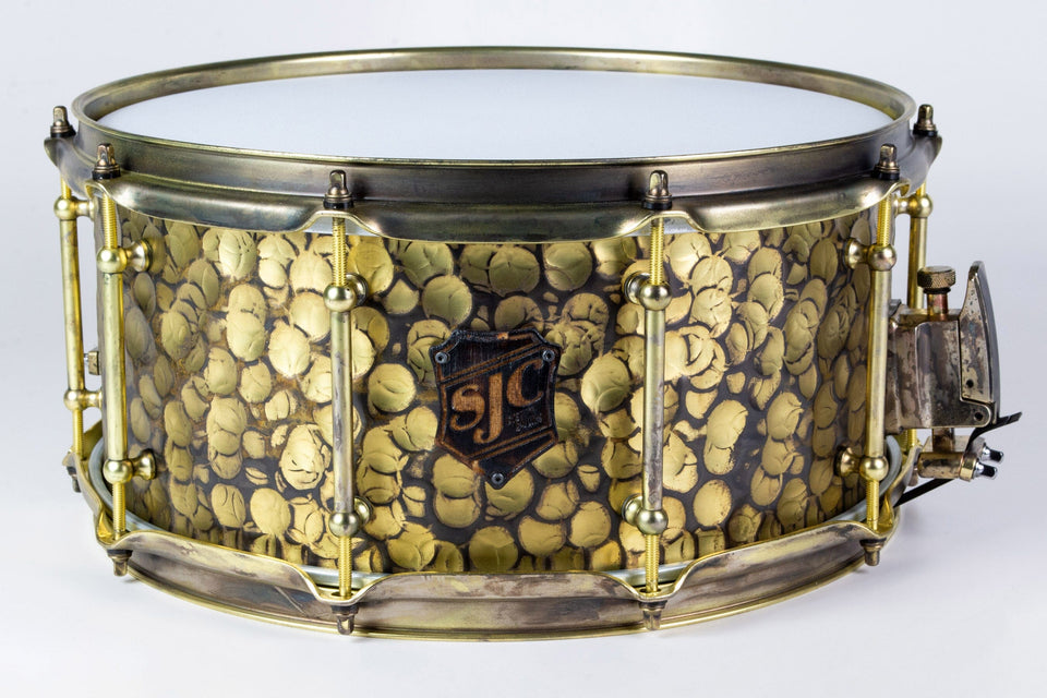 Builder's Choice - Aged Distressed Brass 6.5x14 Snare