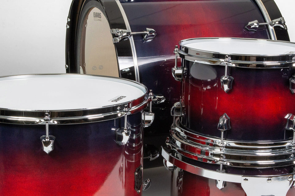 Builder's Choice - Wine Red Gloss Burst 4pc Kit