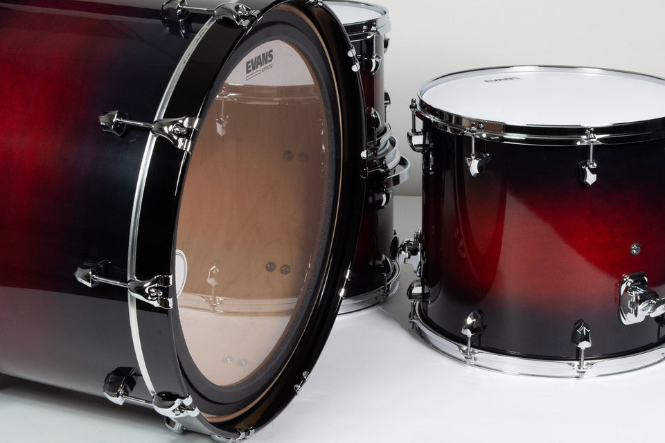 Builder's Choice - Wine Red Gloss Burst 4pc Kit