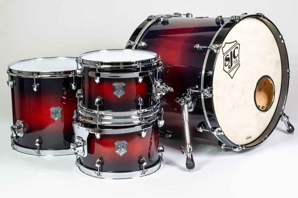 Builder's Choice - Wine Red Gloss Burst 4pc Kit