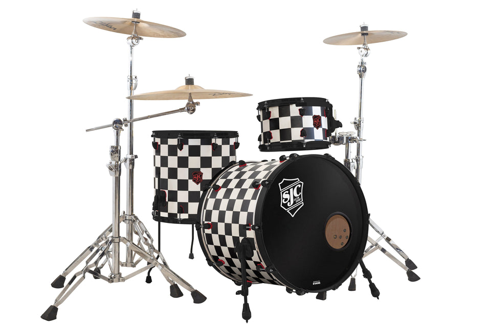 School of Rock 3pc 8x12 16x16 18x22 - Checker