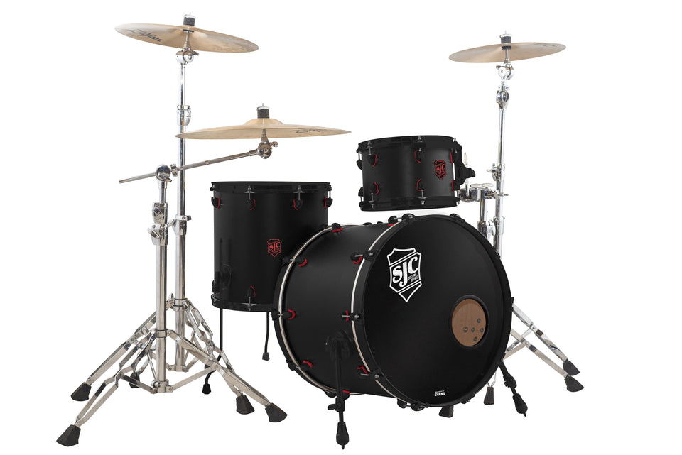 School of Rock 3pc 8x12 16x16 18x22 - Matte Black