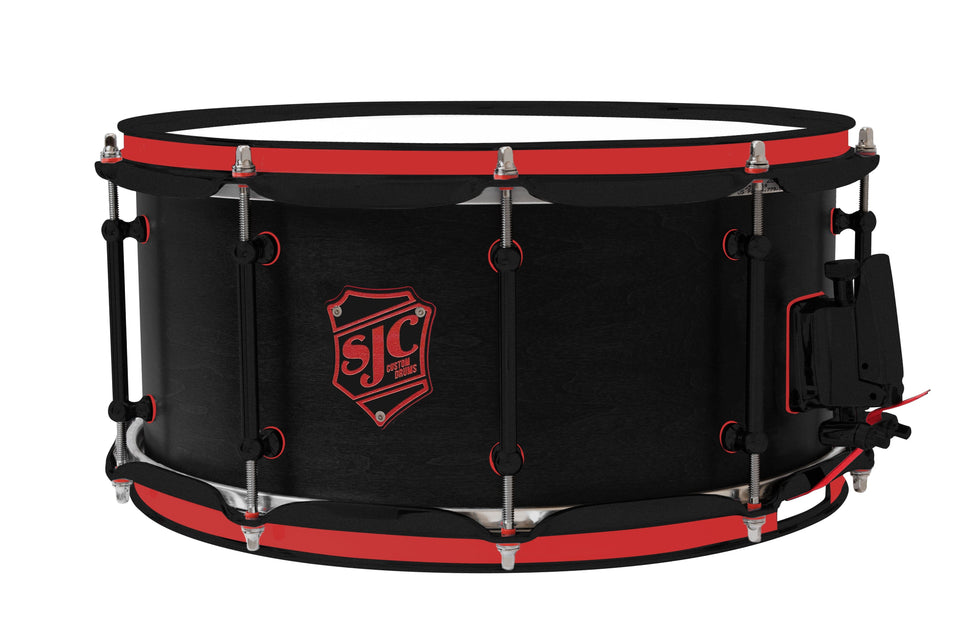 School of Rock 6.5x14 Snare - Matte Black