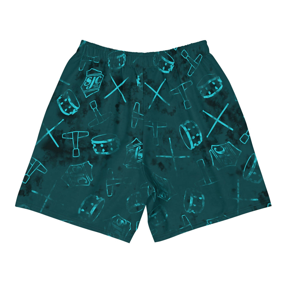 All Teal SJC Drums Shorts