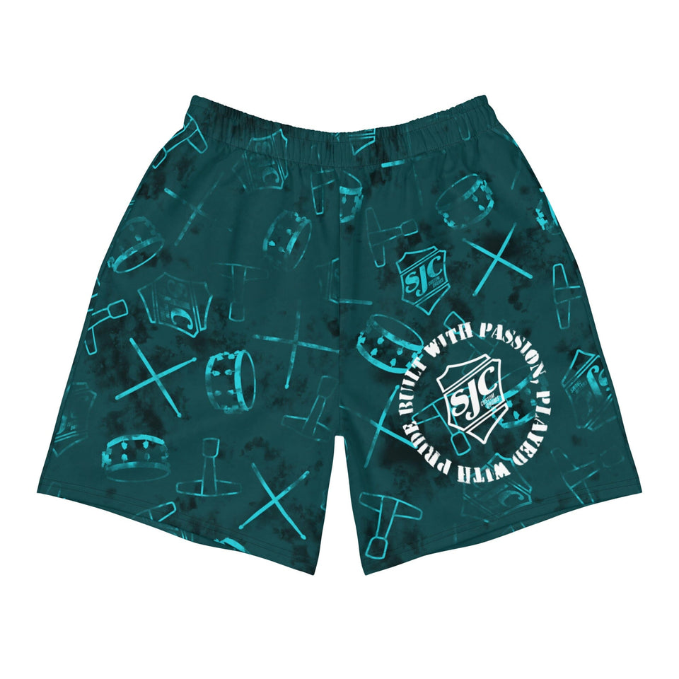 All Teal SJC Drums Shorts