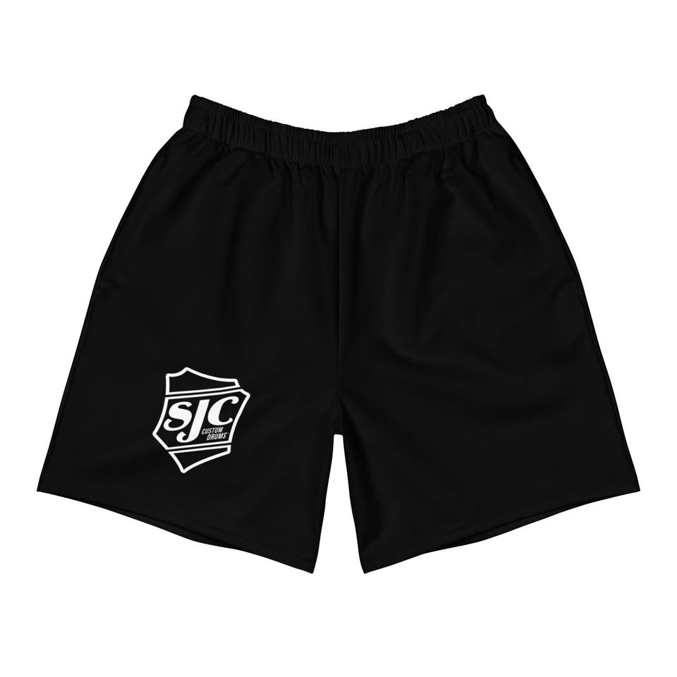 White SJC Logo Stage Shorts