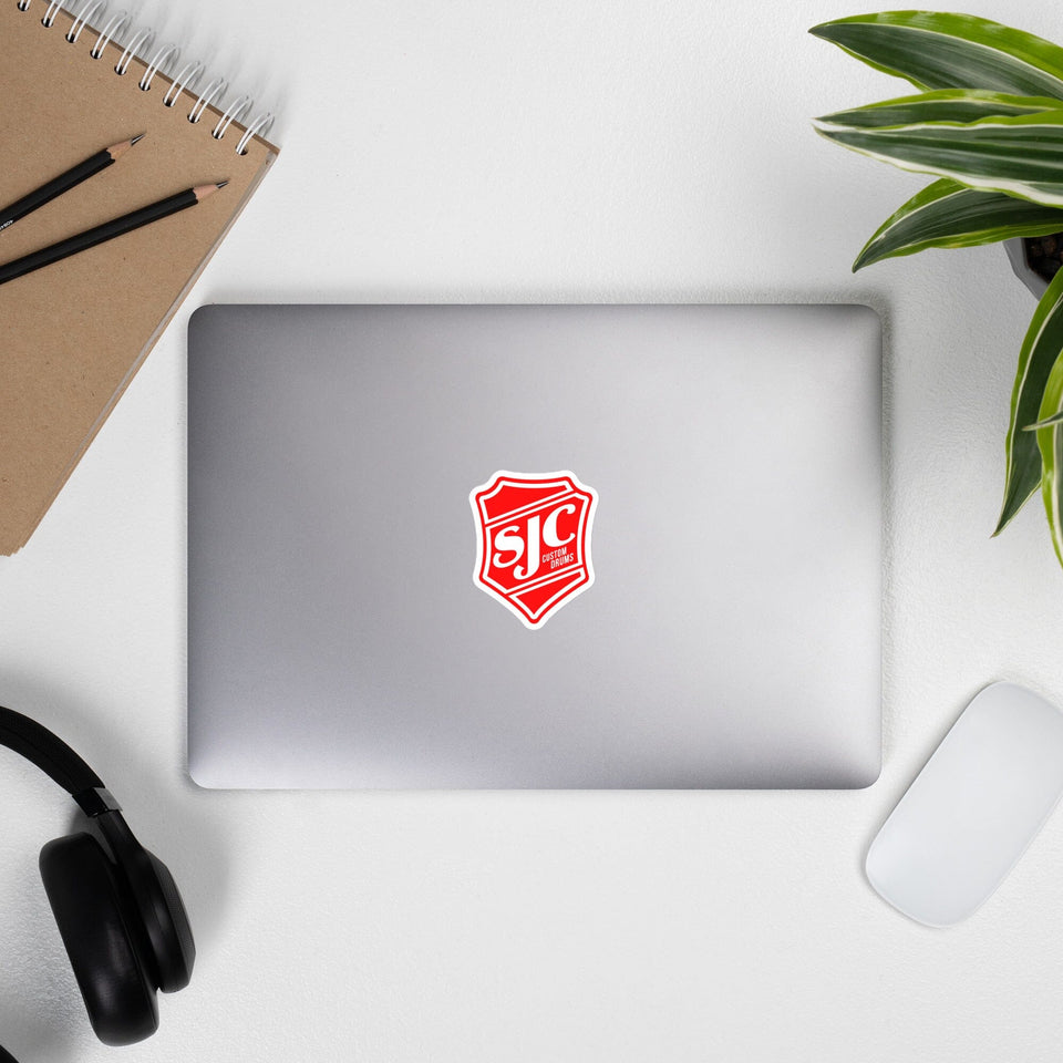 Red SJC Logo Sticker