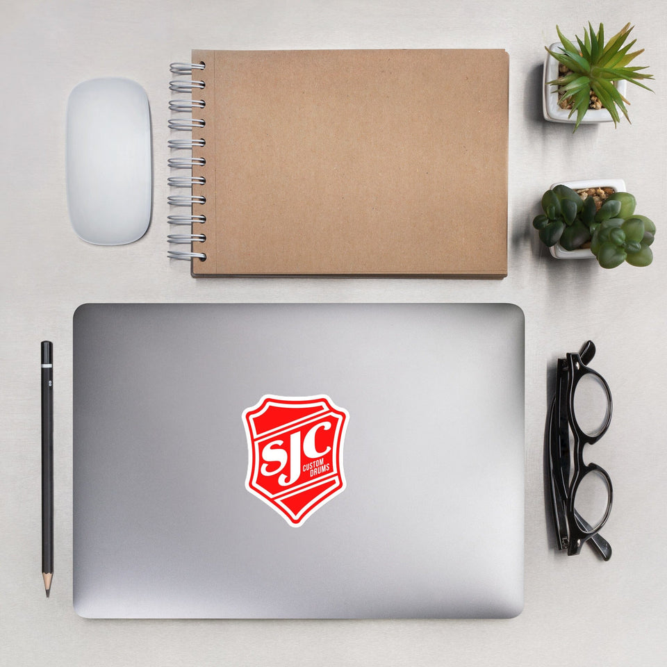 Red SJC Logo Sticker