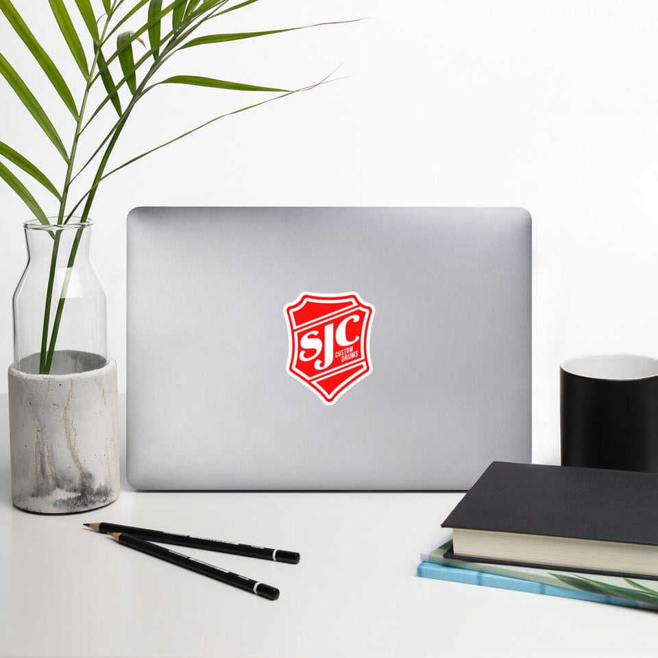 Red SJC Logo Sticker