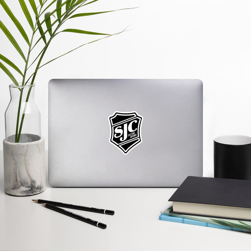 Black SJC Logo Sticker