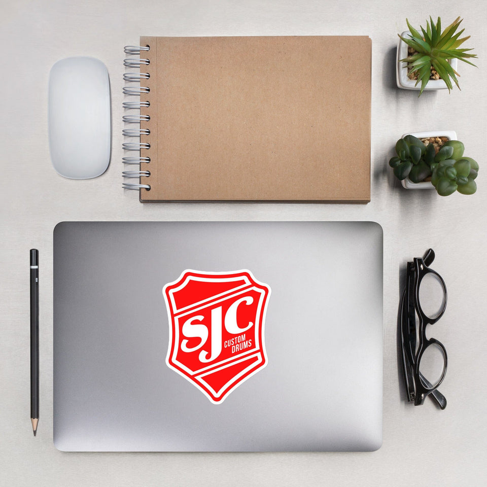 Red SJC Logo Sticker