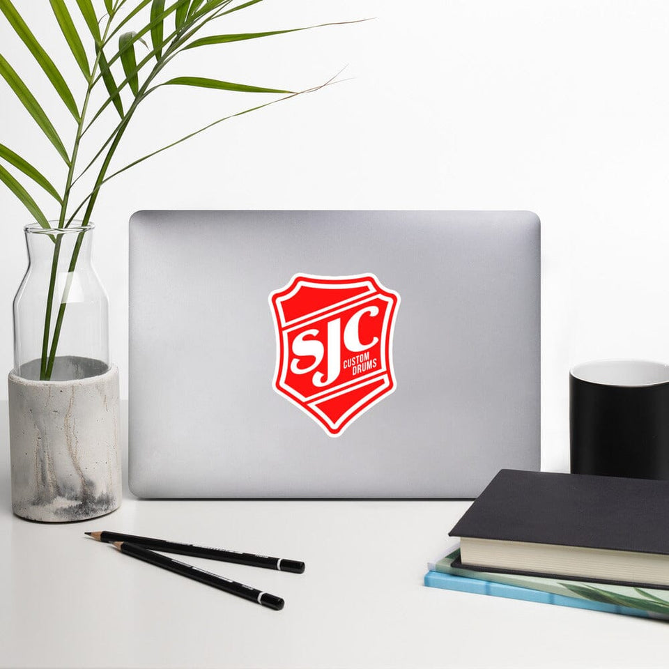 Red SJC Logo Sticker