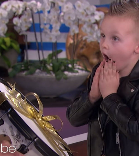 7-Year-Old Heavy SJC Family Caleb Hayes on The Ellen Show!