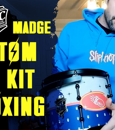 SJC Family Chris Madge Unboxing his new 7pc Custom Video Game Kit!