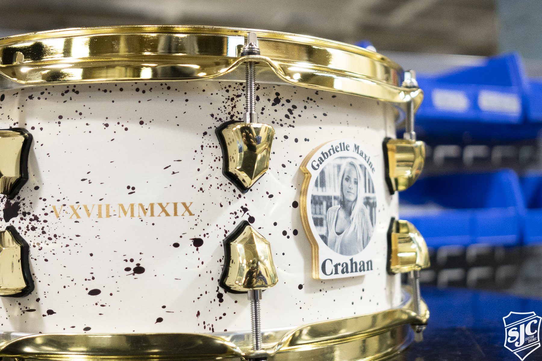 Surprising Simon Crahan With A Custom Snare Dedicated To His Sister
