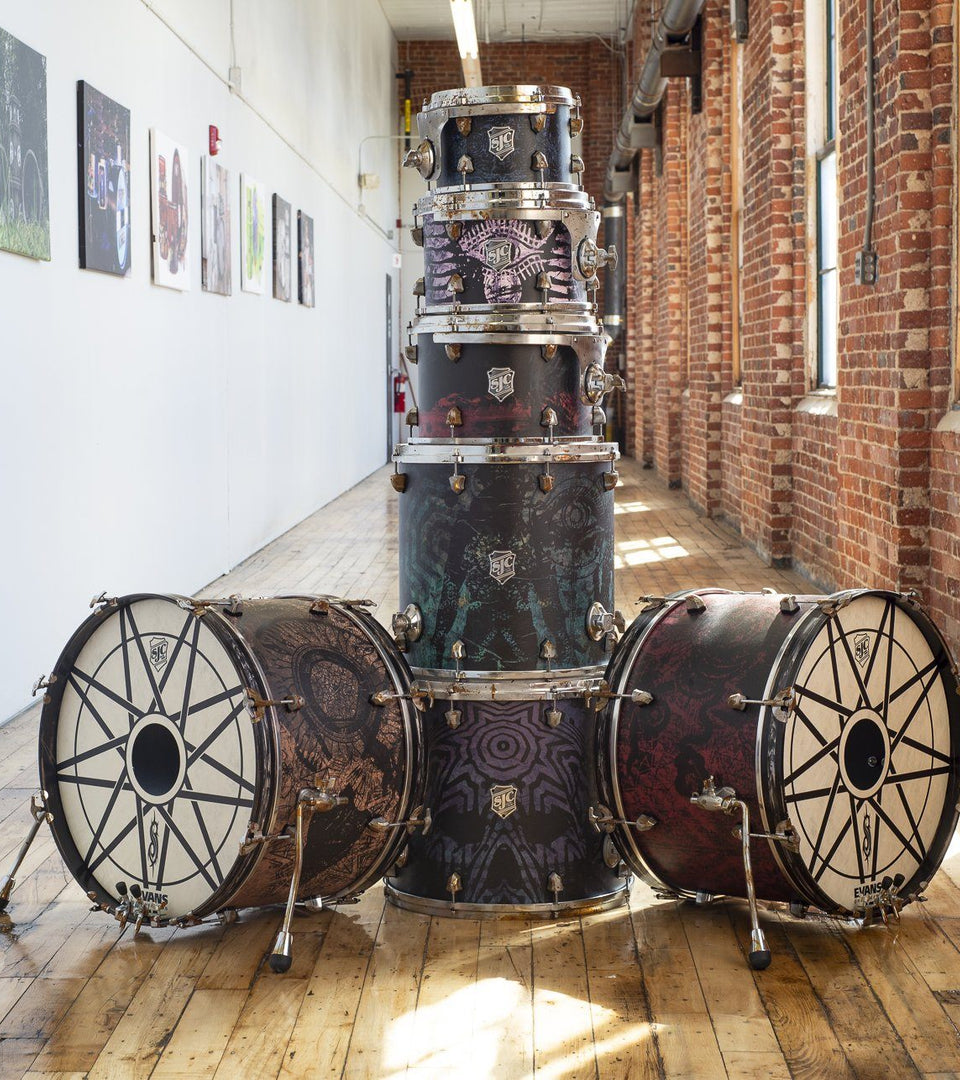 Jay Weinberg of Slipknot 2019 SJC Custom Drums Kit Build Feature!