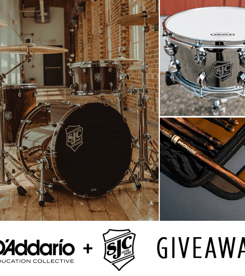 Educator Exclusive: SJC Drums & D'Addario Percussion Giveaway