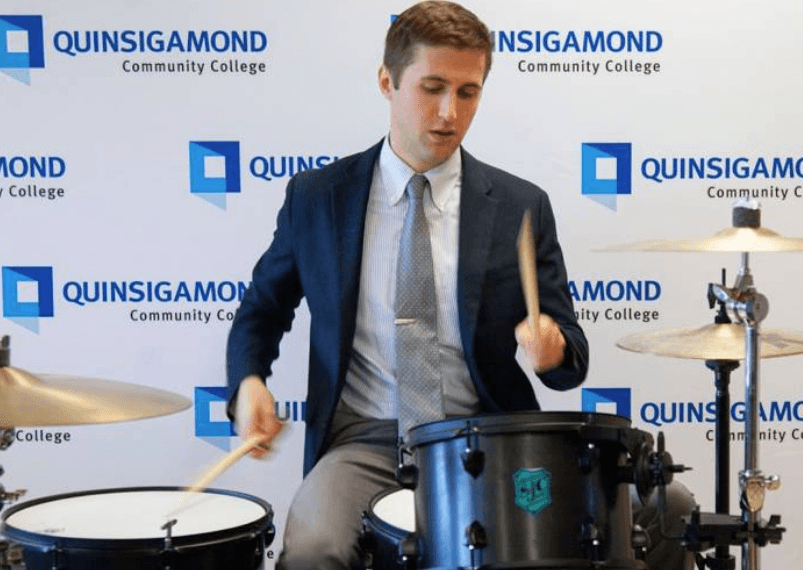 SJC Drums donates Pathfinder kit to Quinsigamond Community College