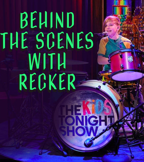 Behind the scenes with SJC Family Recker filming the Kids Tonight Show in NYC!
