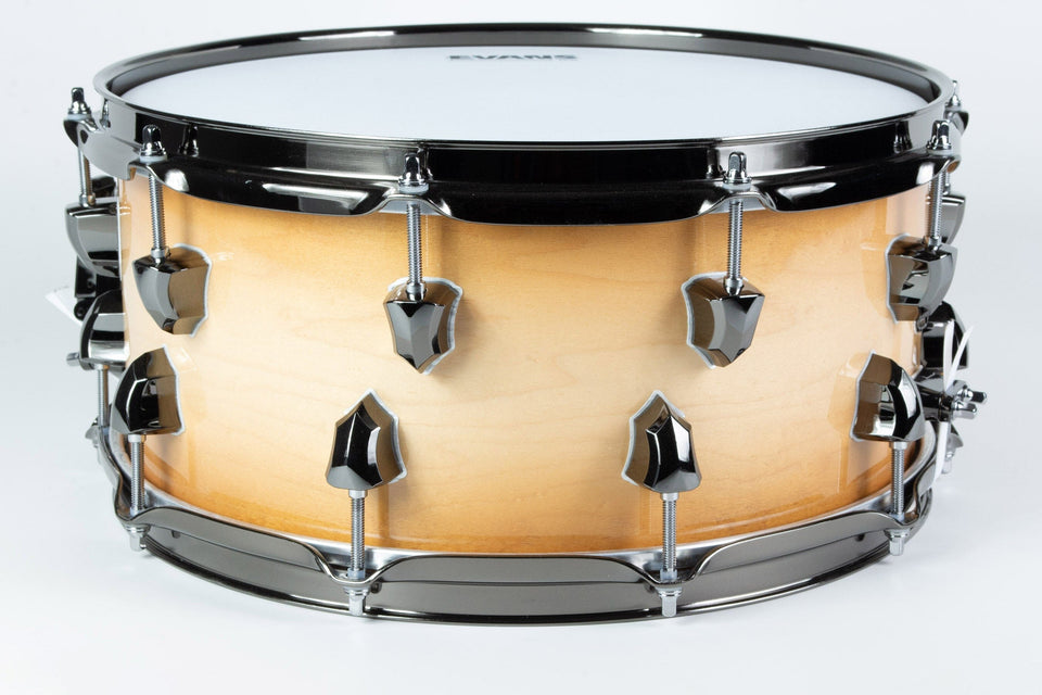 Builder's Choice - Natural to Amber Burst 6x14 Snare