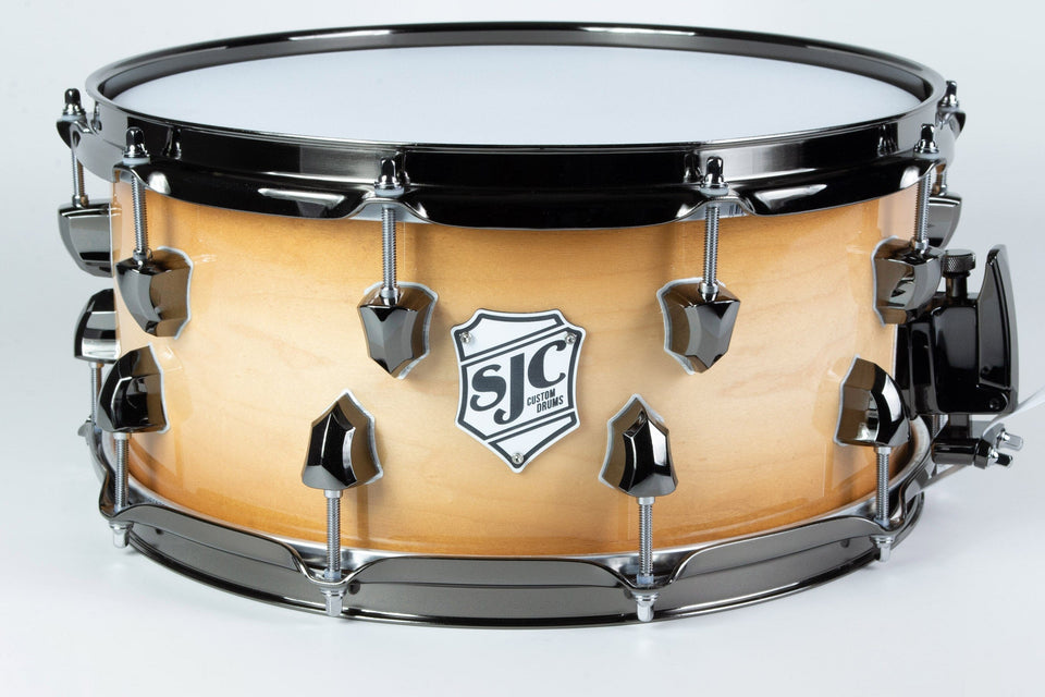 Builder's Choice - Natural to Amber Burst 6x14 Snare