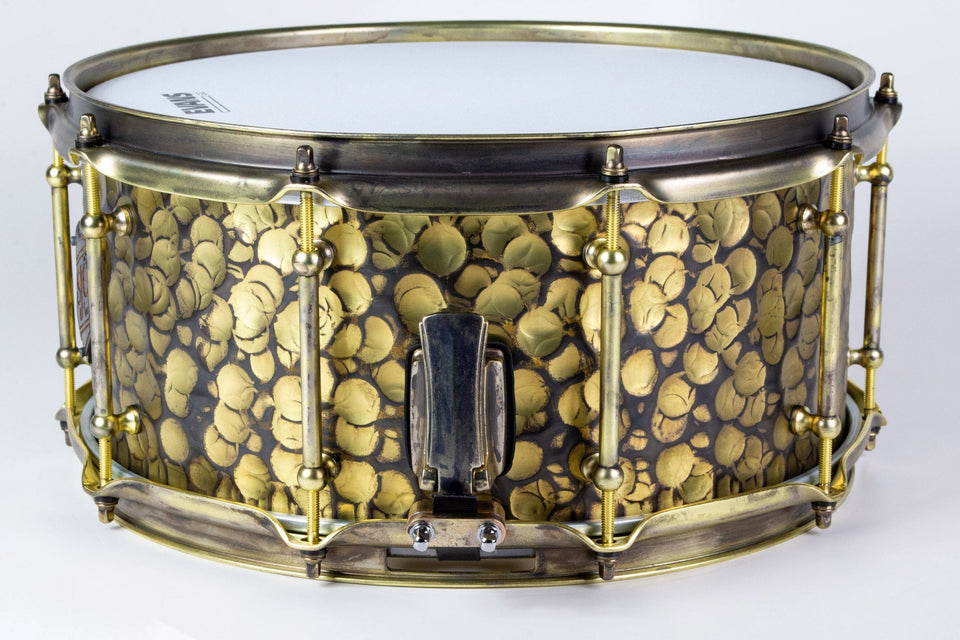 Builder's Choice - Aged Distressed Brass 6.5x14 Snare
