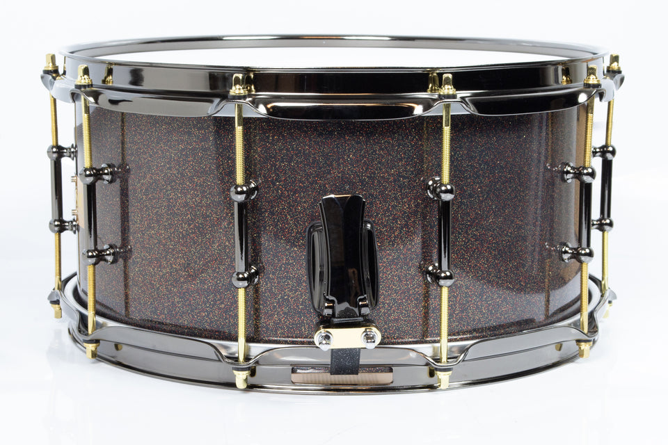 Builder's Choice - 7x14 Maple Solar Flare Sparkle Snare
