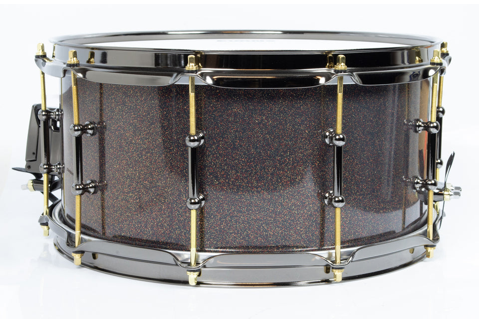 Builder's Choice - 7x14 Maple Solar Flare Sparkle Snare