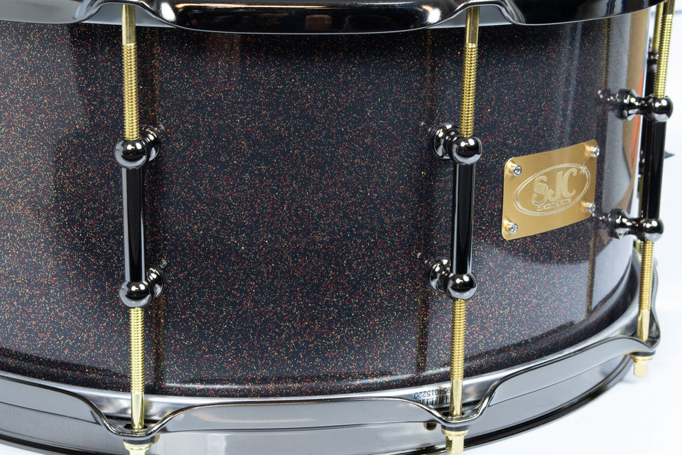 Builder's Choice - 7x14 Maple Solar Flare Sparkle Snare