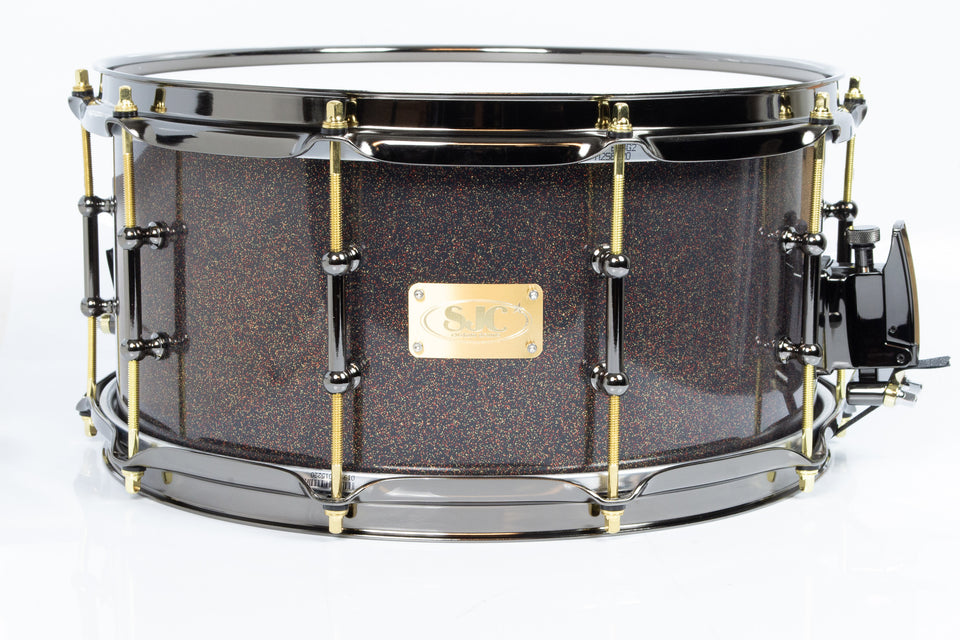Builder's Choice - 7x14 Maple Solar Flare Sparkle Snare
