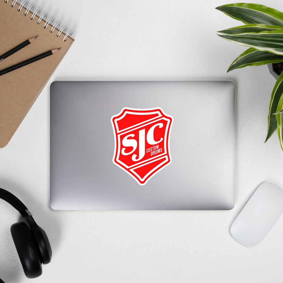 Red SJC Logo Sticker