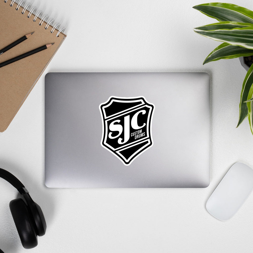 Black SJC Logo Sticker