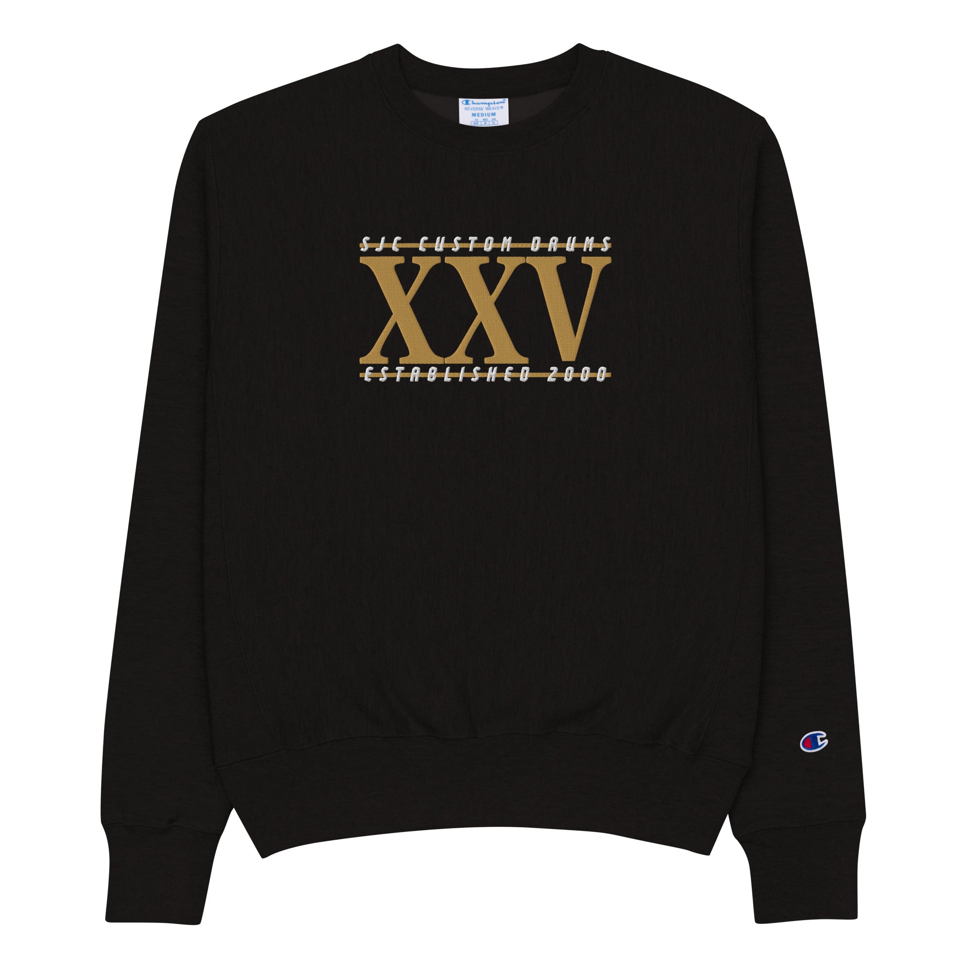 SJC XXV Champion Embroidered Crewneck