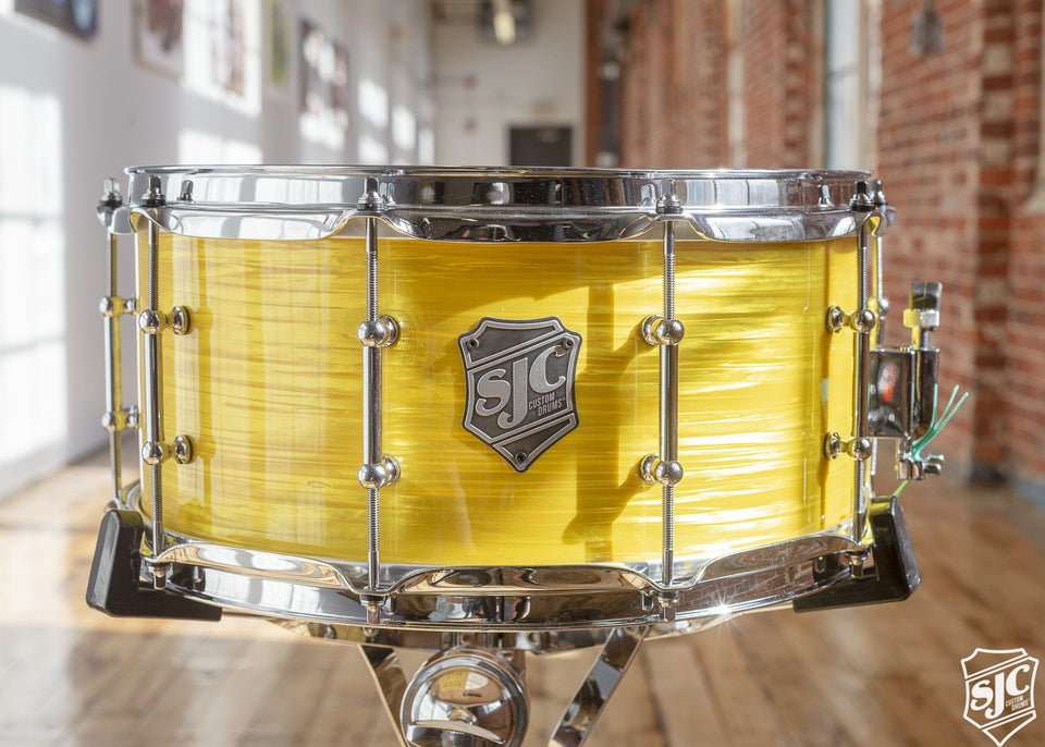 6.5x14 M5 Maple Snare - Yellow Ripple with Chrome Hardware
