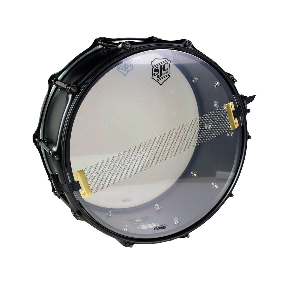 Alpha Steel Black 6.5x14 Snare