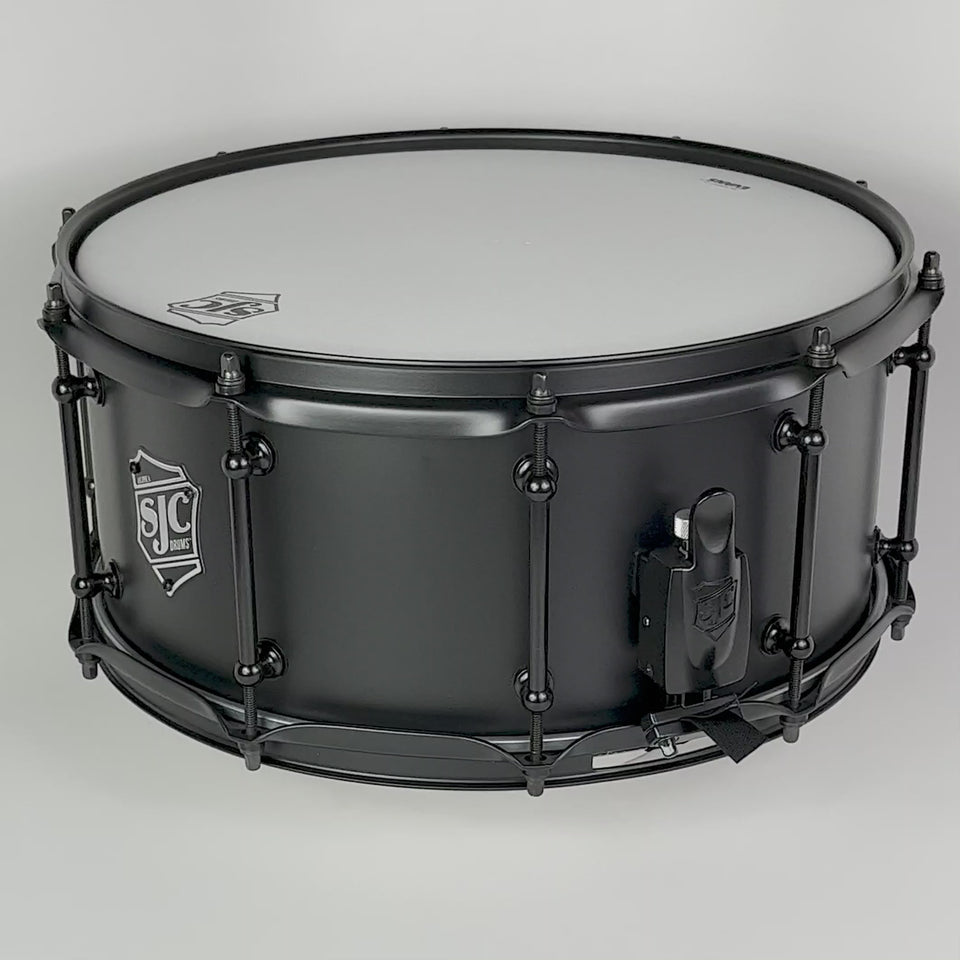 Alpha Steel Black 6.5x14 Snare